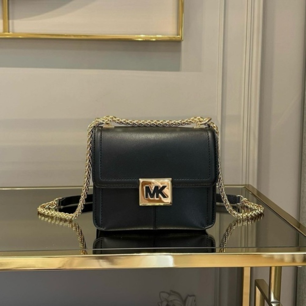 MICHAEL KORS Handbag Leather Shoulder Crossbody Bag Chain